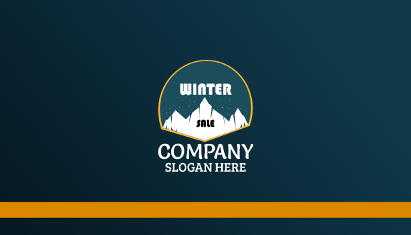 White Mountains Winter Business Card