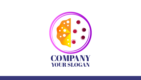 White Topping Pizza Business Card