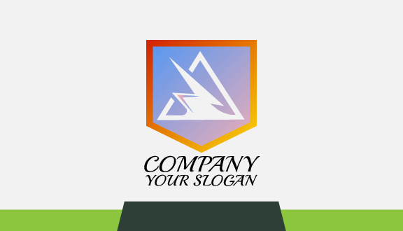 White Triangle Electrician Business Card