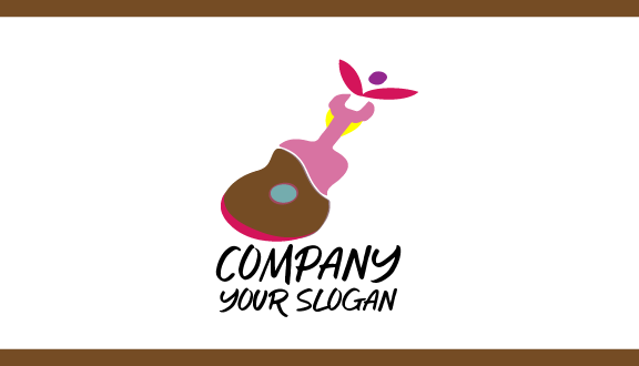 Wrench Guitar Neck Music Business Card