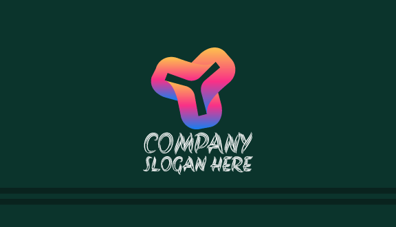 Y Letter Communication Business Card