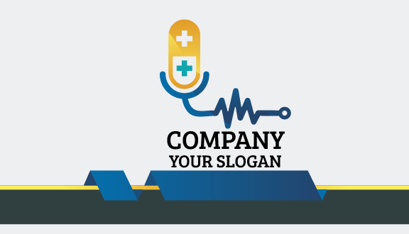 Yellow Capsule Doctor Business Card