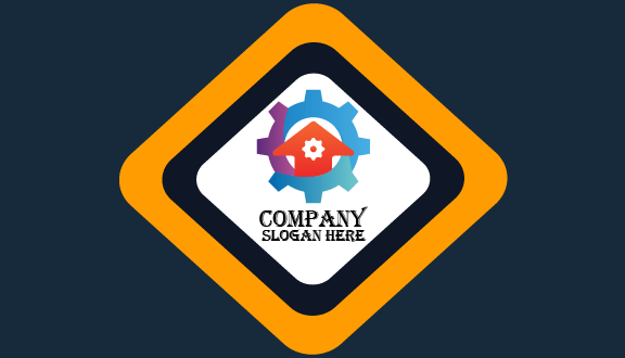 Cartão De Visita Industrial Diamante Amarelo