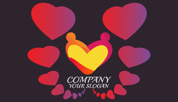 Biglietto Da Visita Per Appuntamenti Con Cuore Giallo