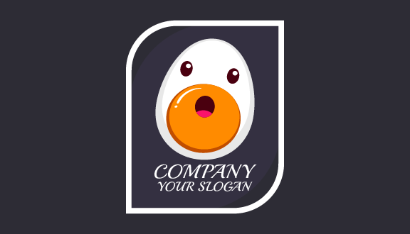 Kartu Nama Makanan Telur Lezat