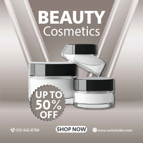 Postingan Facebook Diskon Kosmetik Estetika