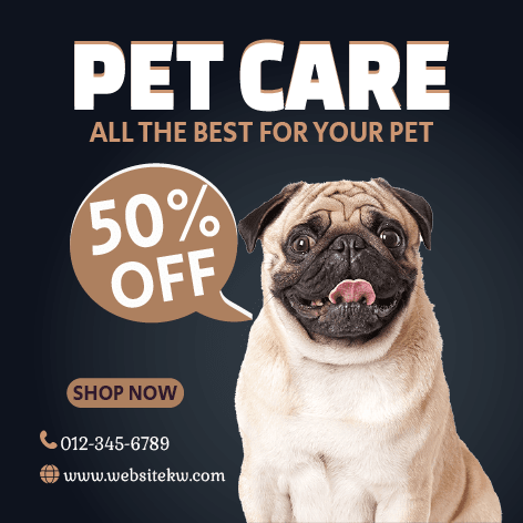 Postingan Facebook Layanan Perawatan Hewan Peliharaan Terjangkau