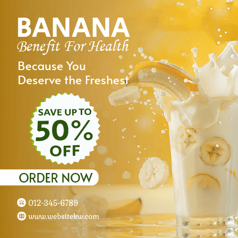 Publicação no Facebook sobre Sumo de Banana