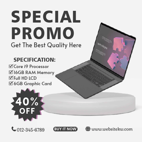 Publicação para Facebook sobre Portáteis de Alta Qualidade