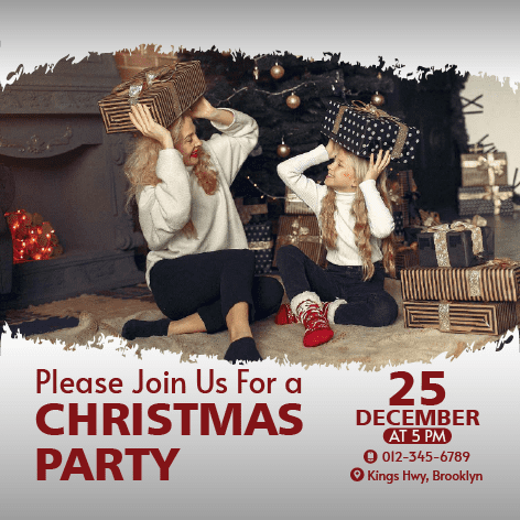 Christmas Party Facebook Post