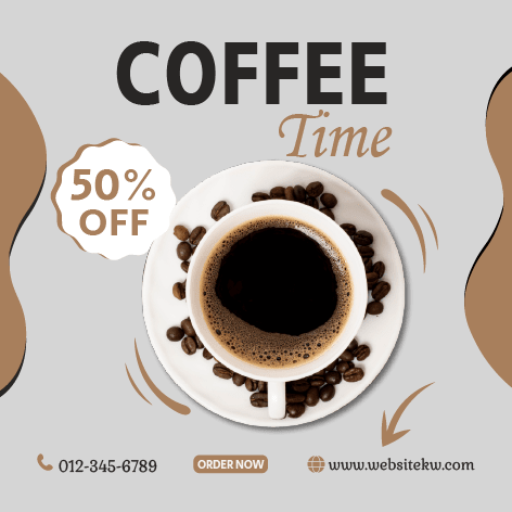 Post para Facebook "Hora do Café"