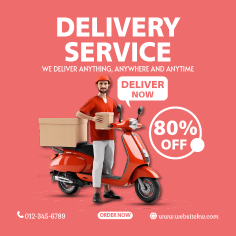 Postingan Facebook Layanan Pengiriman Praktis