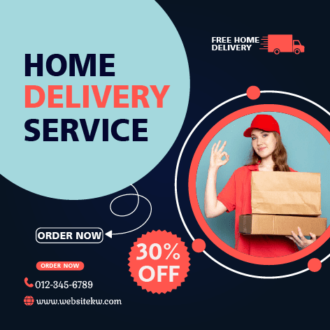 Postingan Facebook Pengiriman dengan Diskon
