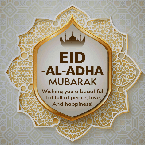Publicação de Eid Al Adha Mubarak para o Facebook