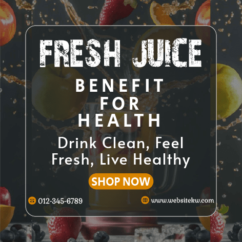 Publicação para Facebook da secção "Sumos Frescos"