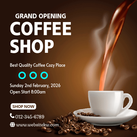 Post incrível para o Facebook da sua cafetaria