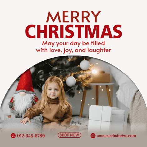 Happy Christmas Facebook Post