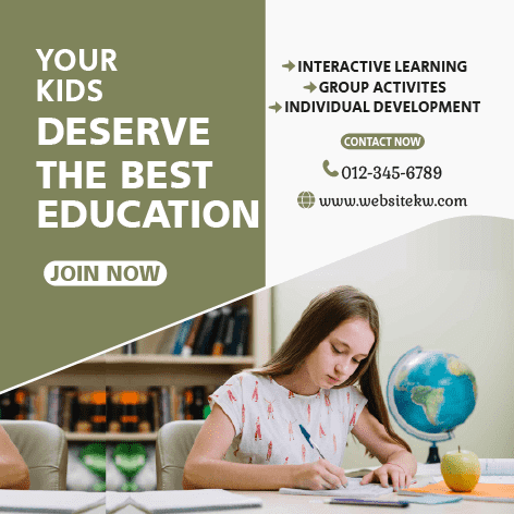 Post interativo para o Facebook sobre educação