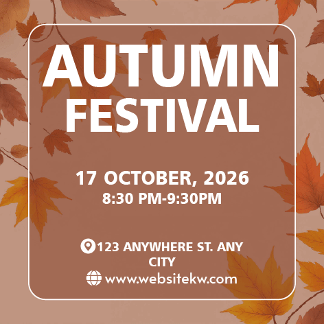 Post para o Facebook sobre o Festival de Outono Alegre