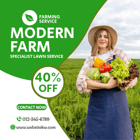 Publicación de Facebook sobre agricultura de Lady Farmer