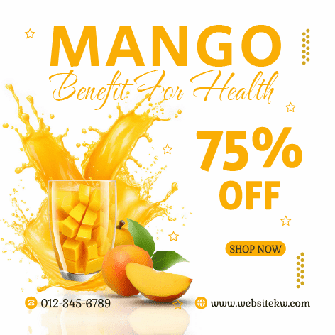 Publicação para Facebook "Sumo de Manga Splash"