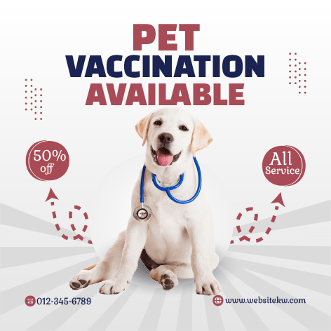 Impfungen für Haustiere – Facebook-Beitrag