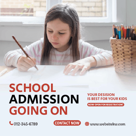 Post para Facebook sobre Admissão Escolar