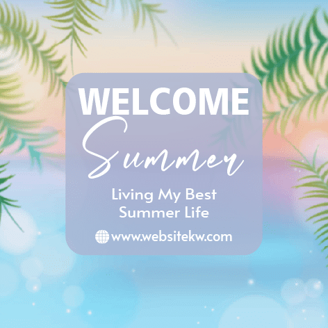 Post para Facebook "Vida de Verão"