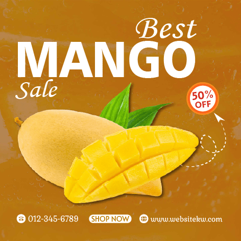 Post para Facebook "Explosão de Manga de Verão"