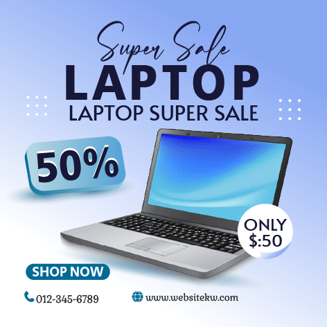 Super Promoção de Portáteis - Postagem para Facebook