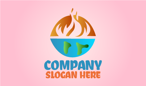 Logotipo Abstrato Ecológico