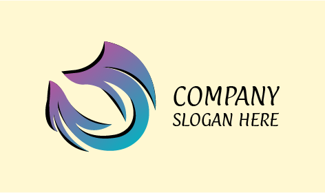 Logo Abstrak Sayap Burung