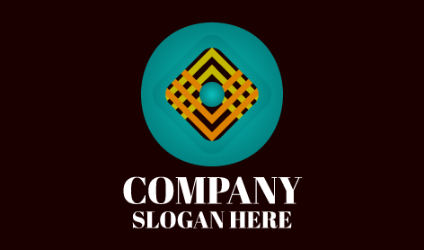 Logotipo Abstrato De Riscas Coloridas