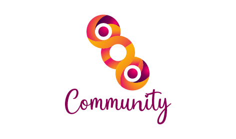 Community Connection Abstract Ai Logo