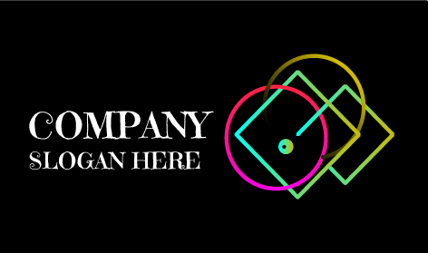 Gradient Abstract Shapes Logo