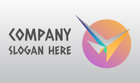 Logótipo Abstrato De Círculo Gradiente