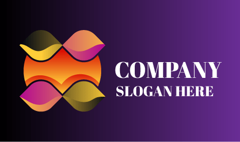 Gradient Waves Abstract Logo