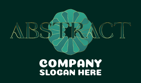Logo Abstrait Vert