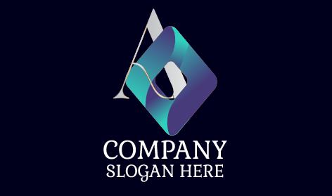 Abstraktes Logo Mit Grauem Buchstaben