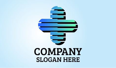 Logotipo Abstracto De Atención Médica