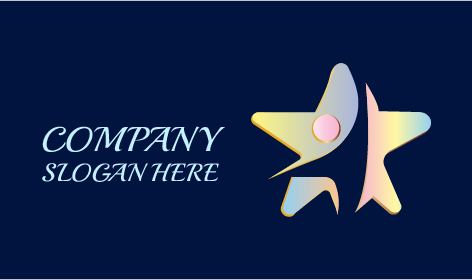 Logotipo Abstracto De Estrella Premium