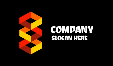 Rhombus Zigzag Abstract Logo