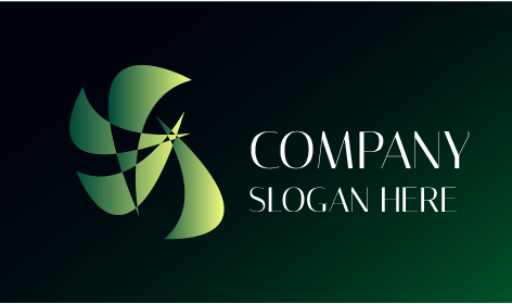 Spinning Abstract Drawing Logo