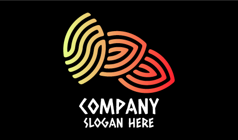 Logo Daun Abstrak Yang Hidup