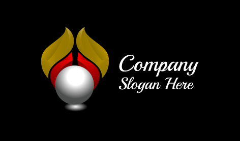 White Sphere Abstract Logo