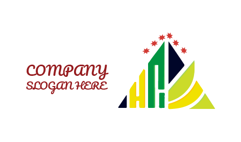 Futuristic Triangle Accountant Logo