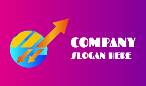 Orange Statistics Accountant Logo