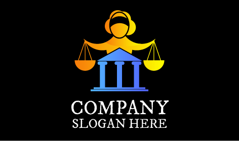 Logo Dell'avvocato Del Tribunale Blu
