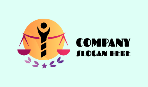 Logótipo Do Advogado Do Sistema De Justiça