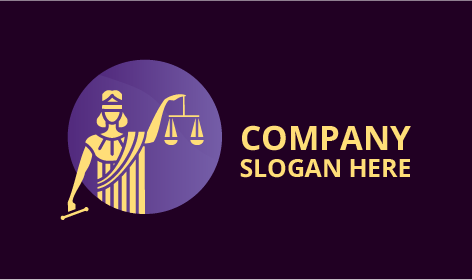 Logo Dell'avvocato Della Statua Della Signora